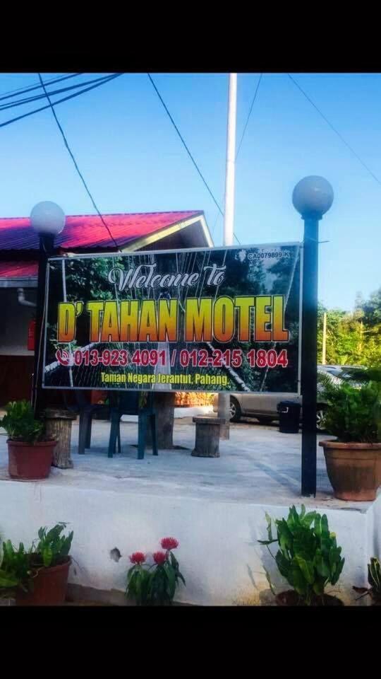 Dtahan Motel Taman Negara Kuala Tahan Exterior foto
